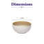 Bol non empilable en porcelaine de qualité supérieure, 12 cm