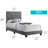 Charming Gray Twin Bed With Storage