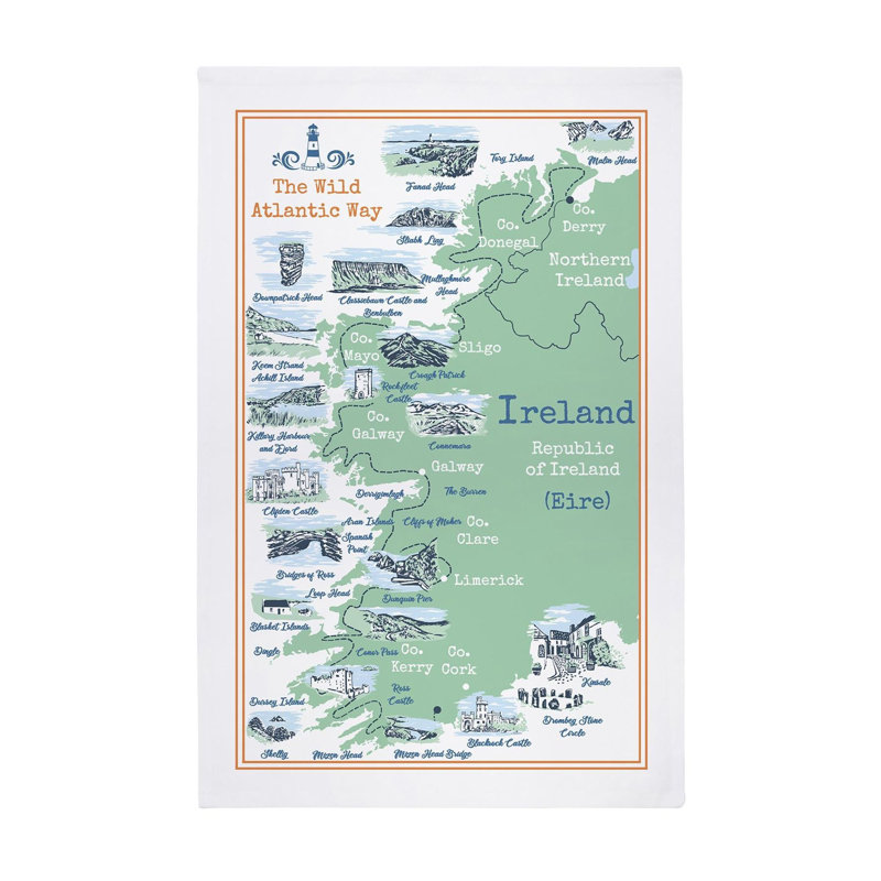 Wild Atlantic Way Tea Towel Kitchen Towel