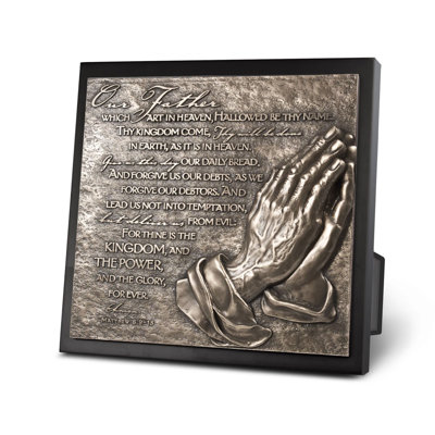 Tabletop Plaque The Lords Prayer Hands