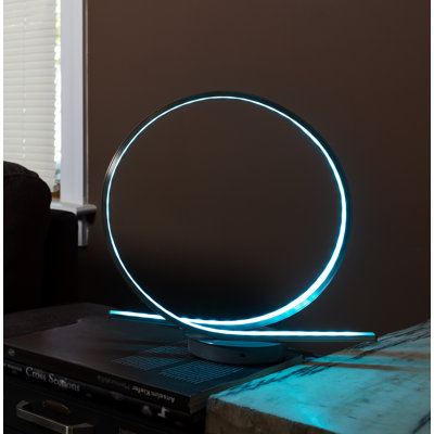 Lampe de table argentée 12 po Danbury