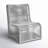 Renfri Aluminum Outdoor Armless Lounge Chair