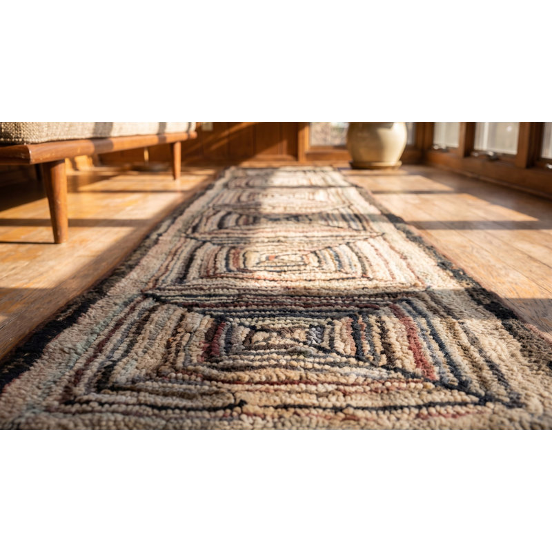 Tapis de couloir antique antique