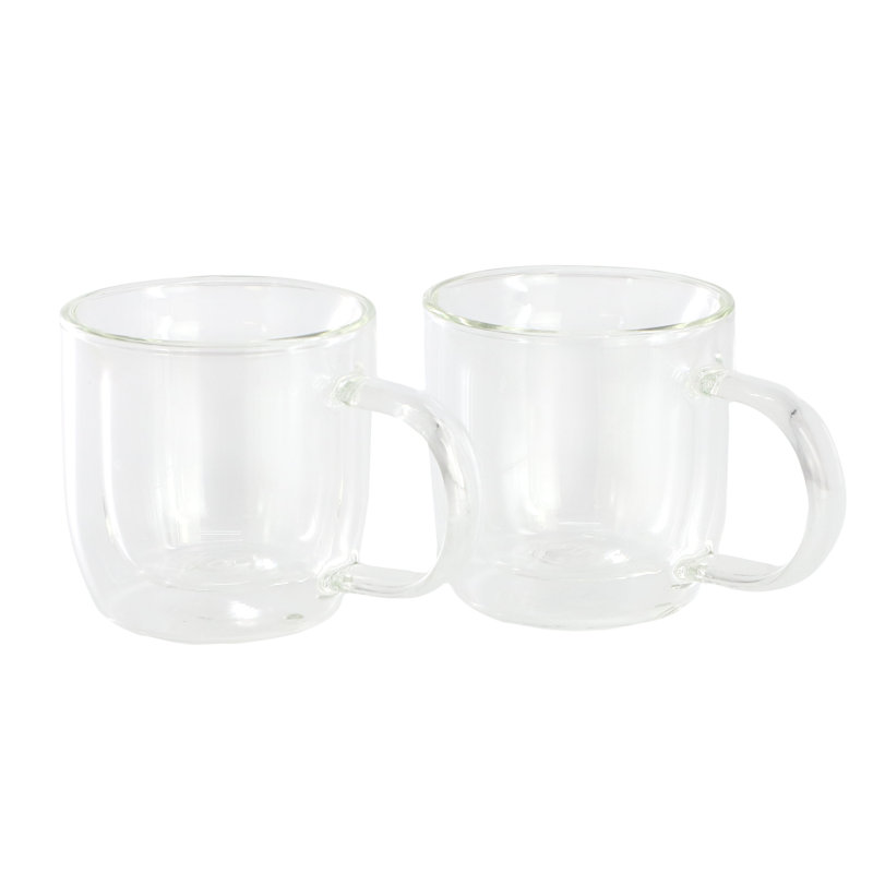 Ensemble de tasses transparentes Gibson Homewares
