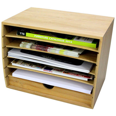 Bonilla Bamboo File Organiser