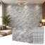 Panneau mural 3D en polystyrène imitation pierre Falkirk Uffcott V 19,7 po x 39,4 po, couleur anthracite et gris (paquet de 8)-138126359