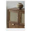 Armoire d'appoint en bois massif de rotin