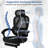 Ergonomic Office Chair with Retractable Footrest & 135° Stepless Tilting Backrest