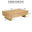 Table basse rectangulaire Elias