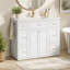 Meuble-lavabo de salle de bain de 122 cm avec lavabo en céramique-1751804688