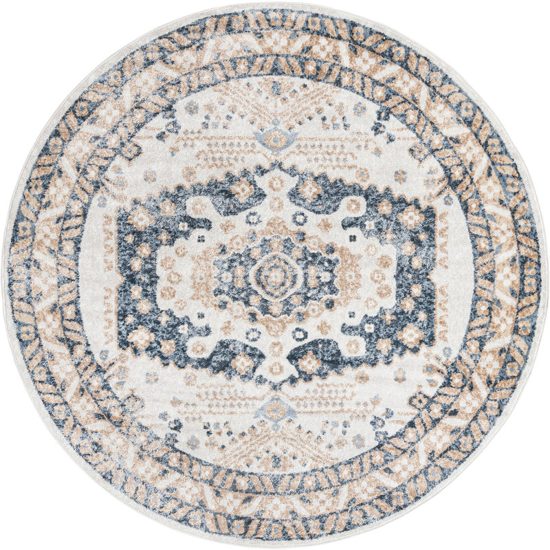Bracamonte Oriental Indoor Rug, Round 3'