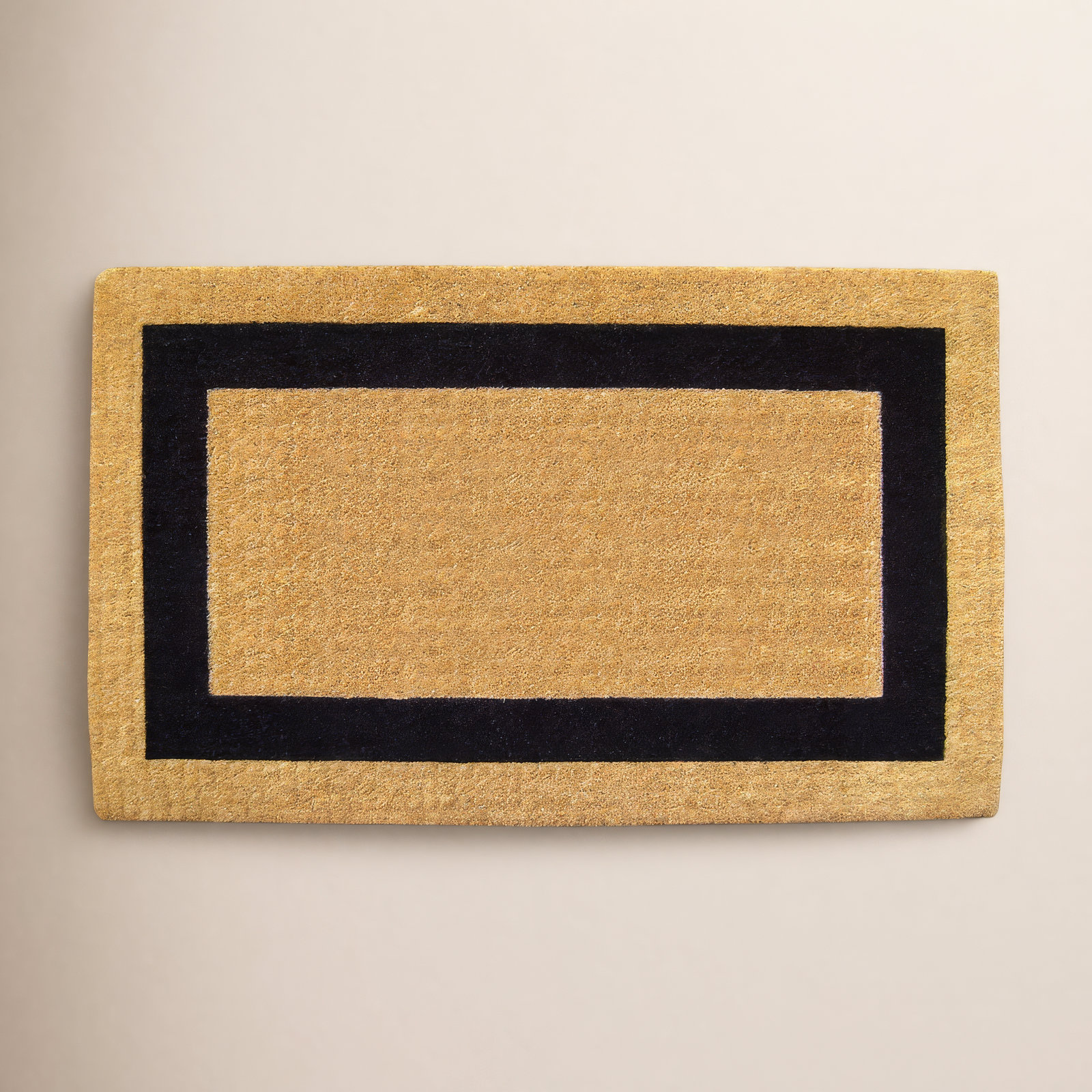 Jewell Outdoor Doormat, 2'6" x 4', Black