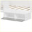 Wooden Twin Size Daybed with Storage Shelves and Lockers, Multi-functional Bed with Study Desk and Matching Stool-2022158763