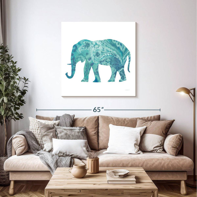 Éléphant brun sarcelle Brampt II