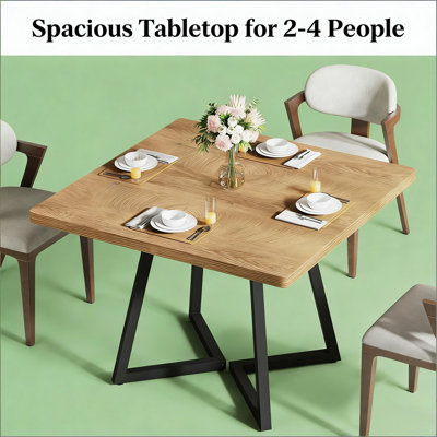 Table de conversation, table de cuisine, table de salle à manger carrée, petite table de conférence