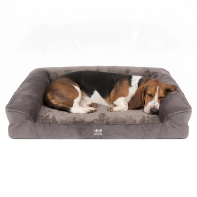 Harbour Housewares - Non-Slip Waterproof Dog Bed