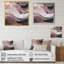 Décoration murale en marbre Ocean Waves Fluidité en marbre III-808531659-808531657