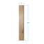 Planche de vinyle de luxe en chêne Bandsawn 9 po x 60 po x 7 mm-55421112