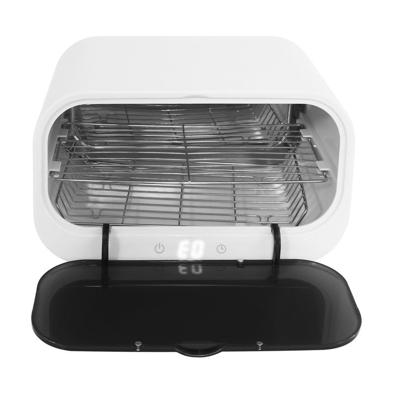 Cabinet professionnel pour l'assainisseur UV et l'ozone 12L - Boîte de stérilisation à 2 niveaux pour outils de table avec minuterie intelligente