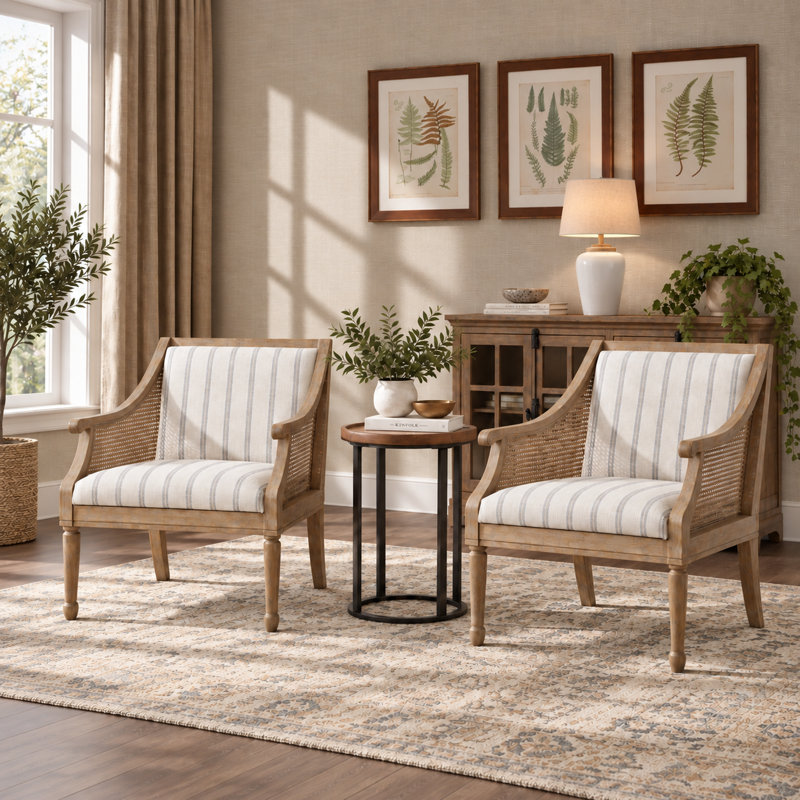 Fauteuil d'appoint Bedford Isla, Beige