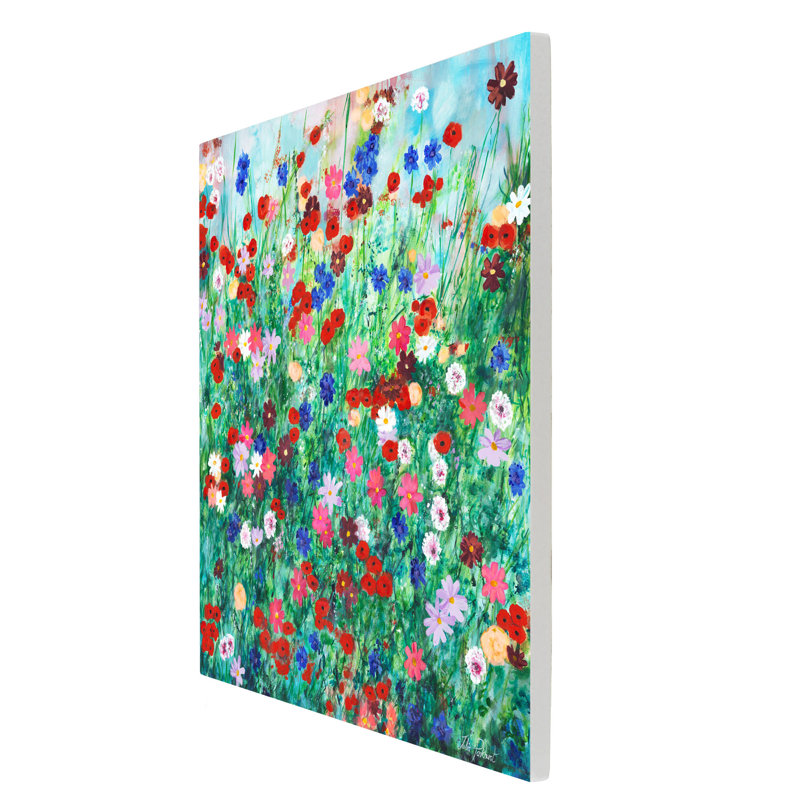 PANKHURST GALLERY Farmhouse Plants & Flowers Wall Decor on Ceramic