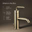 Purist® Single Hole Bathroom Faucet with Drain Assembly-2090366856