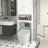 Over The Toilet Storage Cabinet, Bathroom Shelf Over Toilet, Bathroom Storage Cabinet Organizer,Wood Bathroom Space Saver-1907287044