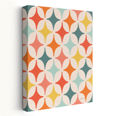 Fraîchement cuit au four, modèle IVA - lien bleu-vert, art orange