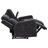 Heitzman Chenille Upholstered Power Reclining Loveseat Grey-122505254