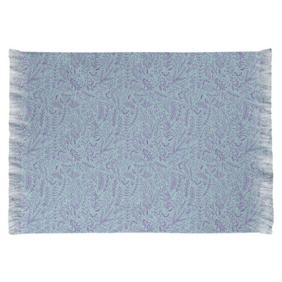 Tapis bleu/mauve ditsy floral Mcguigan