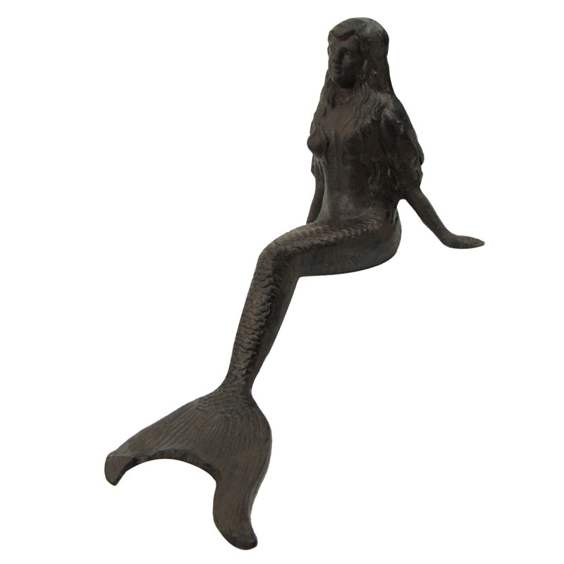 Statue sirène en métal Avendano