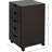 Modern 5 Drawer File Cabinet With Wheels, Brown - And Versatile Storage For Office & Home Cabinet, Handcrafted From Particle Board, Wheels Easy Mobility