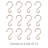 Metal Rust Resistant Shower Curtain Hook-72209537