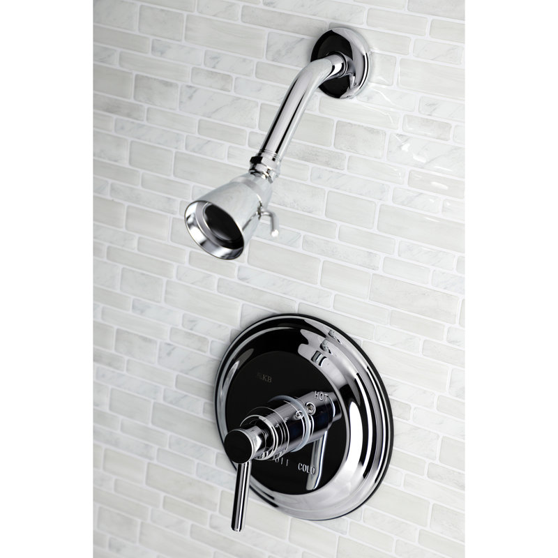 Kingston Brass Single-Handle Pressure Balanced Shower Faucet, Trim Only, Polished Chrome