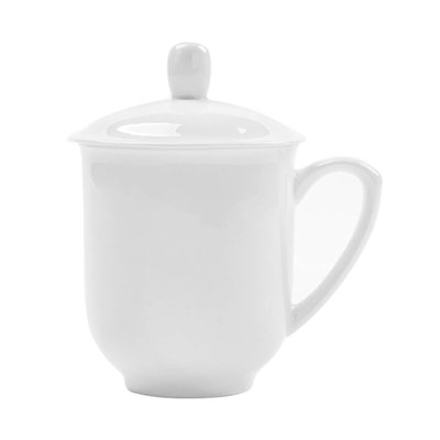 Solid-color ceramic cup