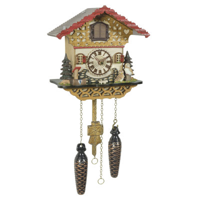 Hedwig Wood Cuckoo Wall Clock