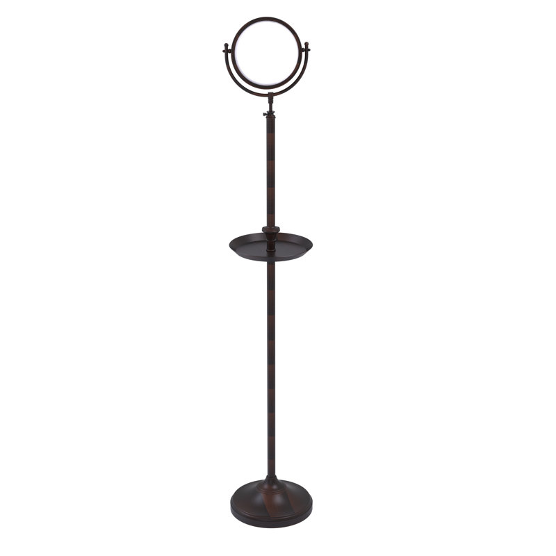 Gober Metal Floor Mirror, 2x, Venetian Bronze
