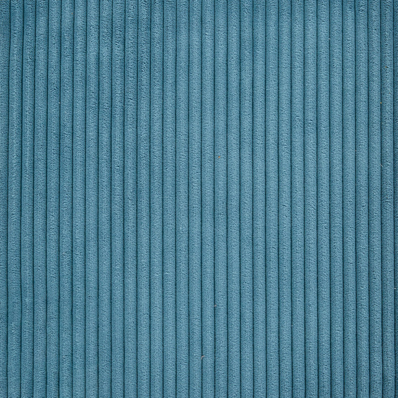 Coussin de chaise d'intérieur en velours côtelé, Barrett turquoise