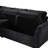 81.9" Upholstered L-Shaped With Convertible Bed, Storage Space, Cozy Chenille Fabric, Throw Pillows For Compact Living Sectional Pull-Out Sleeper, Hidden Storage, Chenille, Arm Support Areas-1815102687