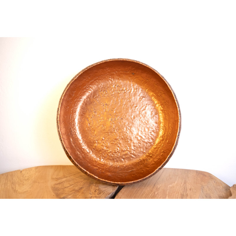 Big Sur Handcrafted Copper Textured Bowl