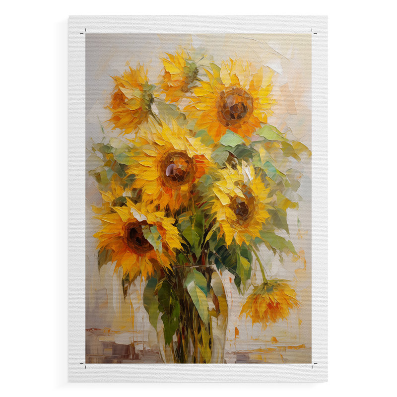 Série FLORAL CDLXI - Impression sur toile seulement - NON CADRE