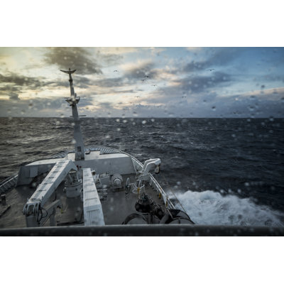From The Bridge of a Fishing Boat in a Stormy Sea by Piola666