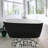 58.5'' x 28.08'' Freestanding Soaking Acrylic Bathtub