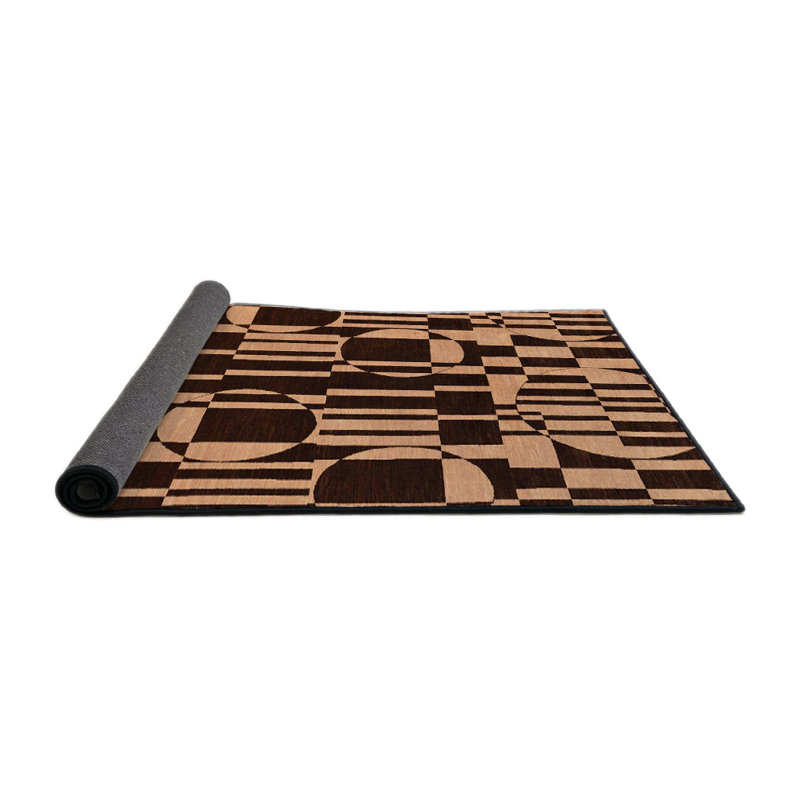 Tapis abstrait moderne 143, Rond 5 pi