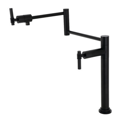 Kingston Brass Milano Two-Handle 1-Hole Deck Mount Pot Filler Faucet
