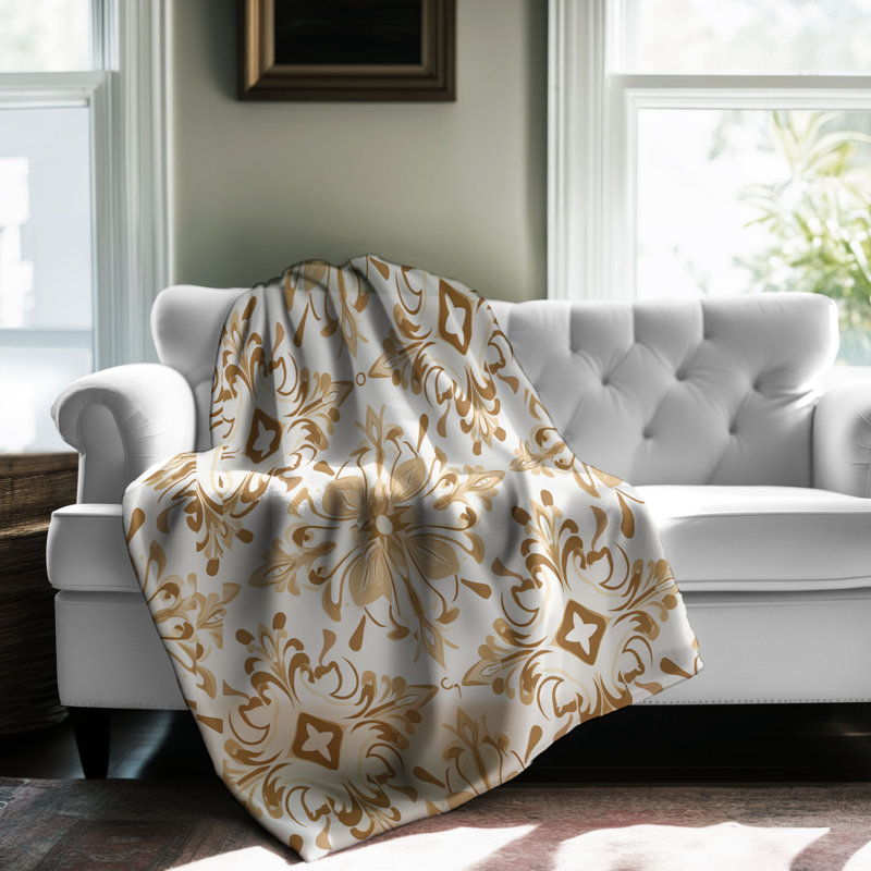 Beige Essence - 1 Piece Premium Sherpa Blanket, Queen