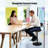 Vedder Swivel Upholstered Adjustable Height Counter Stool