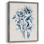 Indigo Wild Roses I, reproduction encadrée - bois massif-582862841