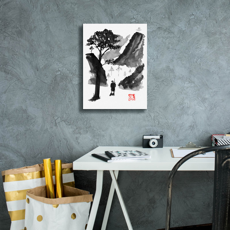 «The Traveller 01» par Pechane, H 16 po x l 12 po x P 0,75 po