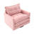 36" Chenille Upholstered Single Swivel Chair-114237957